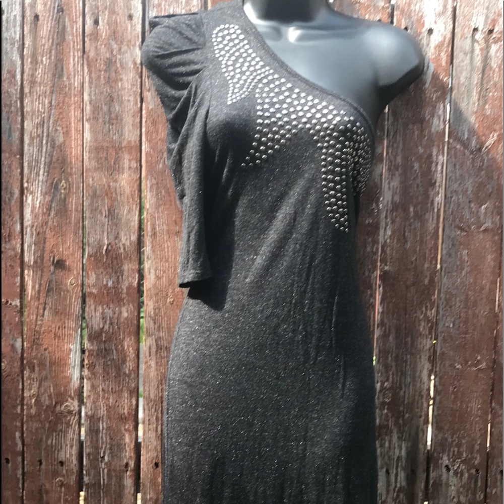 Dark gray dress